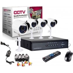 Σετ Καταγραφικό δικτύου με 4 Κάμερες – CCTV Security Recording System – SRS1258 