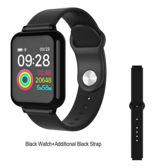 Smart Watch Fitness Tracker με μετρητή καρδιακών παλμών, SpO2 για Android / IOS W4 – Μαύρο Smart Watch Fitness Tracker με μετρητή καρδιακών παλμών, SpO2 για Android / IOS W4 – Μαύρο